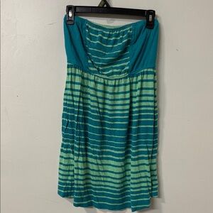 Hurley Teal and Light Green Dress